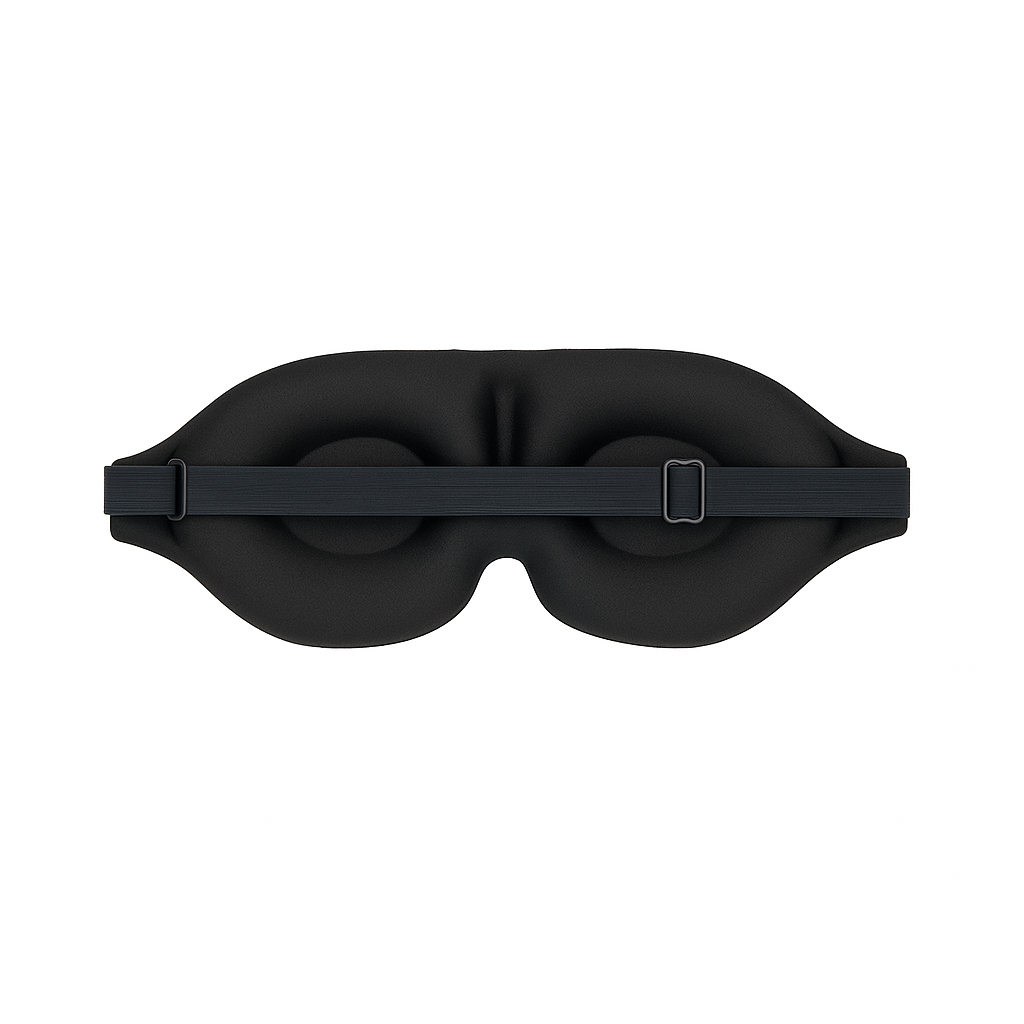 Sleep Mask for Side Sleepers – 3D Zero Pressure Eye Mask , Adjustable, Light Blocking Blindfold for Women & Men, Travel & Nap